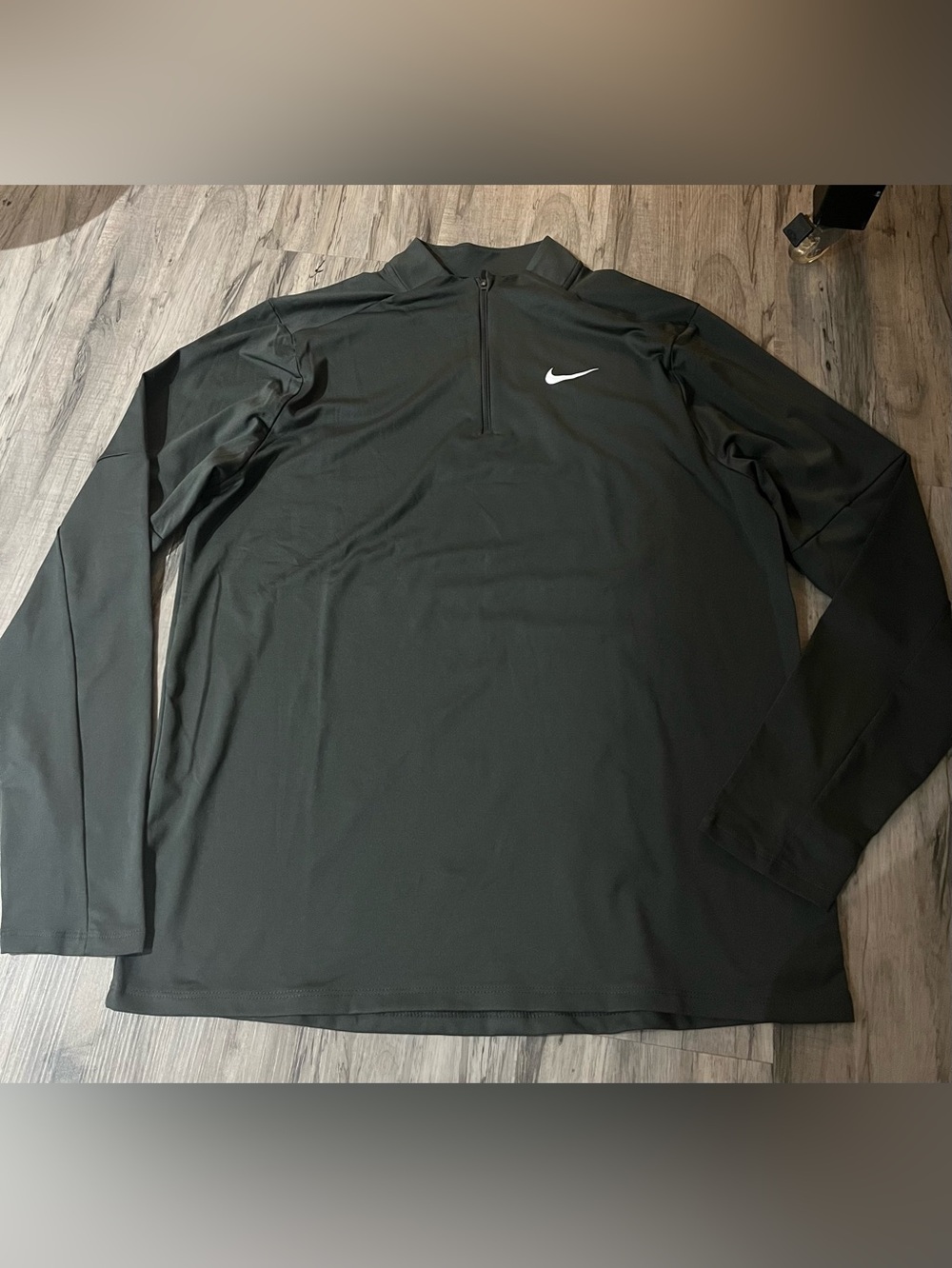 Nike Black Quarter-Zip Lightweight Performance Pullover